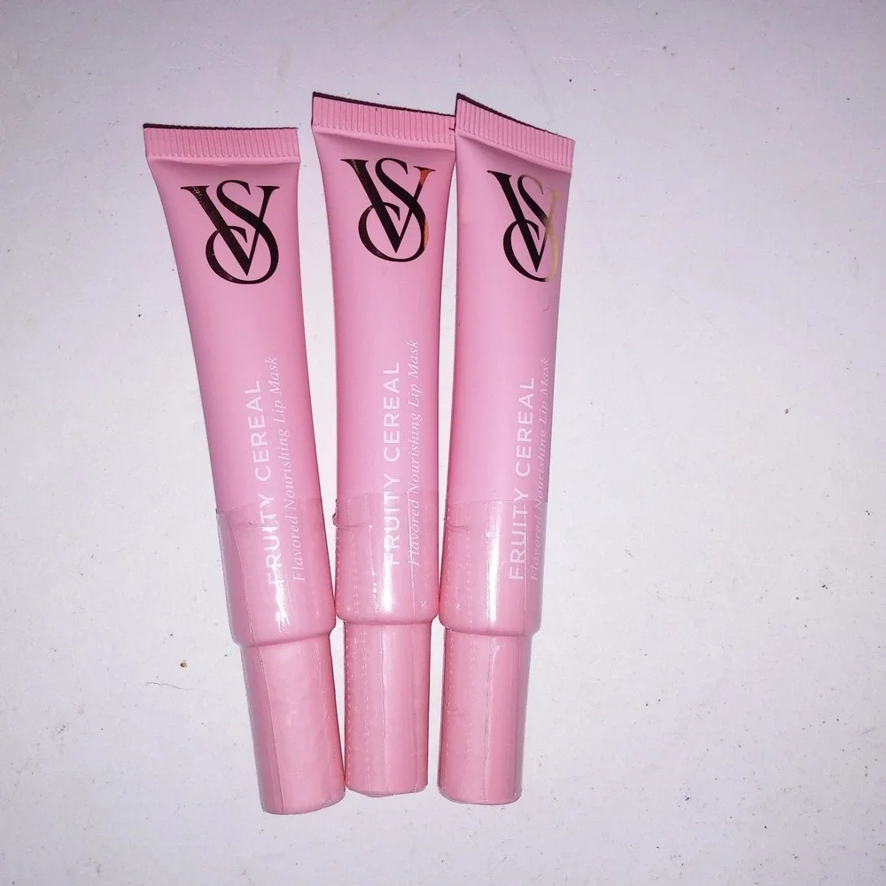 Set of 3 Victoria Secret Flavored Nourishing Lip Mask Fruity Cereal New